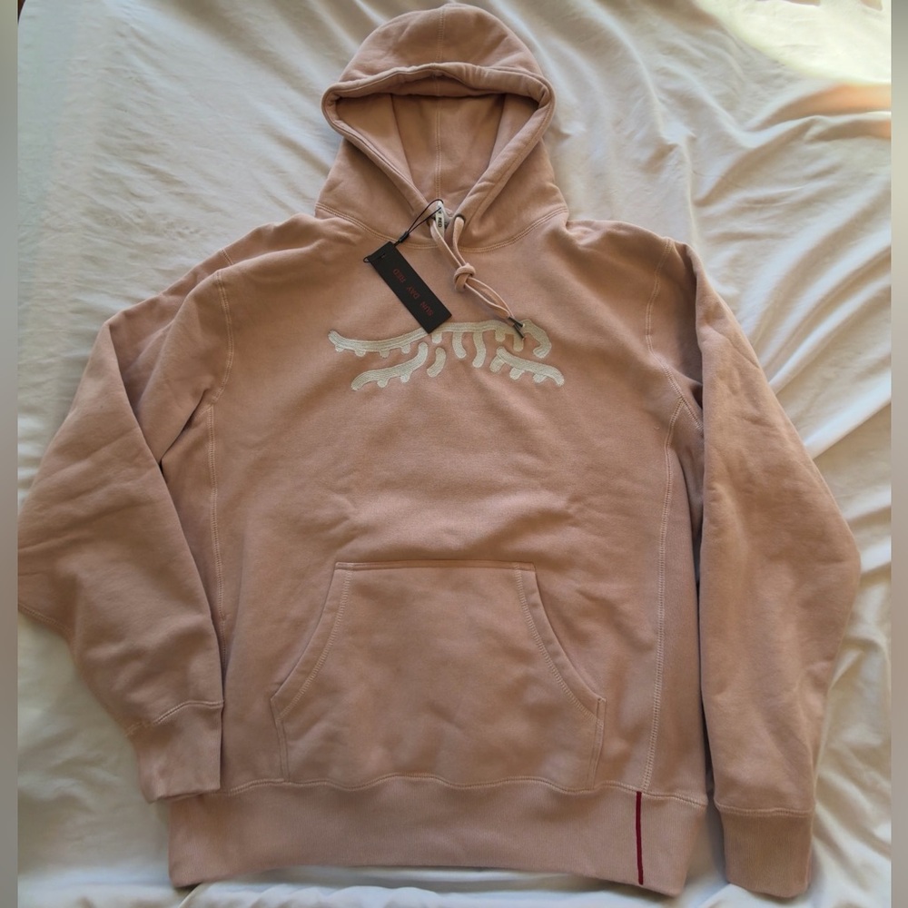 NWT Sunday Red Tiger Woods Luare Chain Stitch Hoodie Mens XL Pink